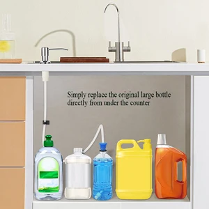 Sink Soap Kitchen sink dispenser, built -in countertop with extension pipe kit, there is no need to fill the littl 12 Main sales dispenser soap - №12