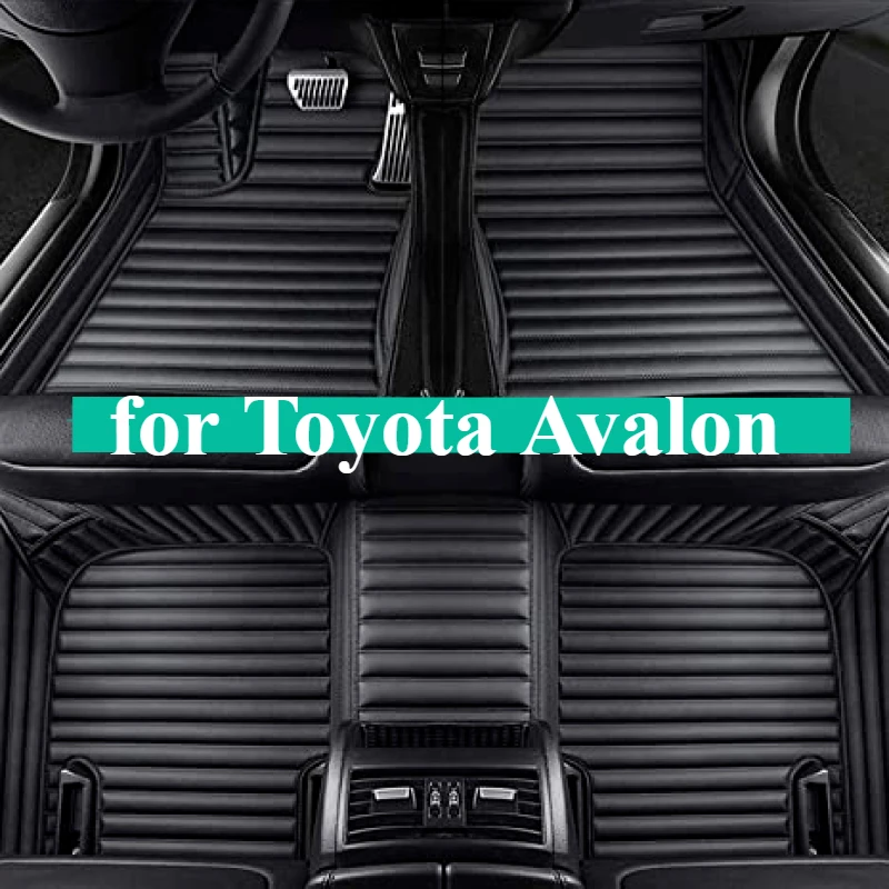 Custom Car Floor Mats for Toyota Avalon XX30 2019-2024 Fashion Interior Accessories Auto leather Carpet Rugs Coche Trunk cushion