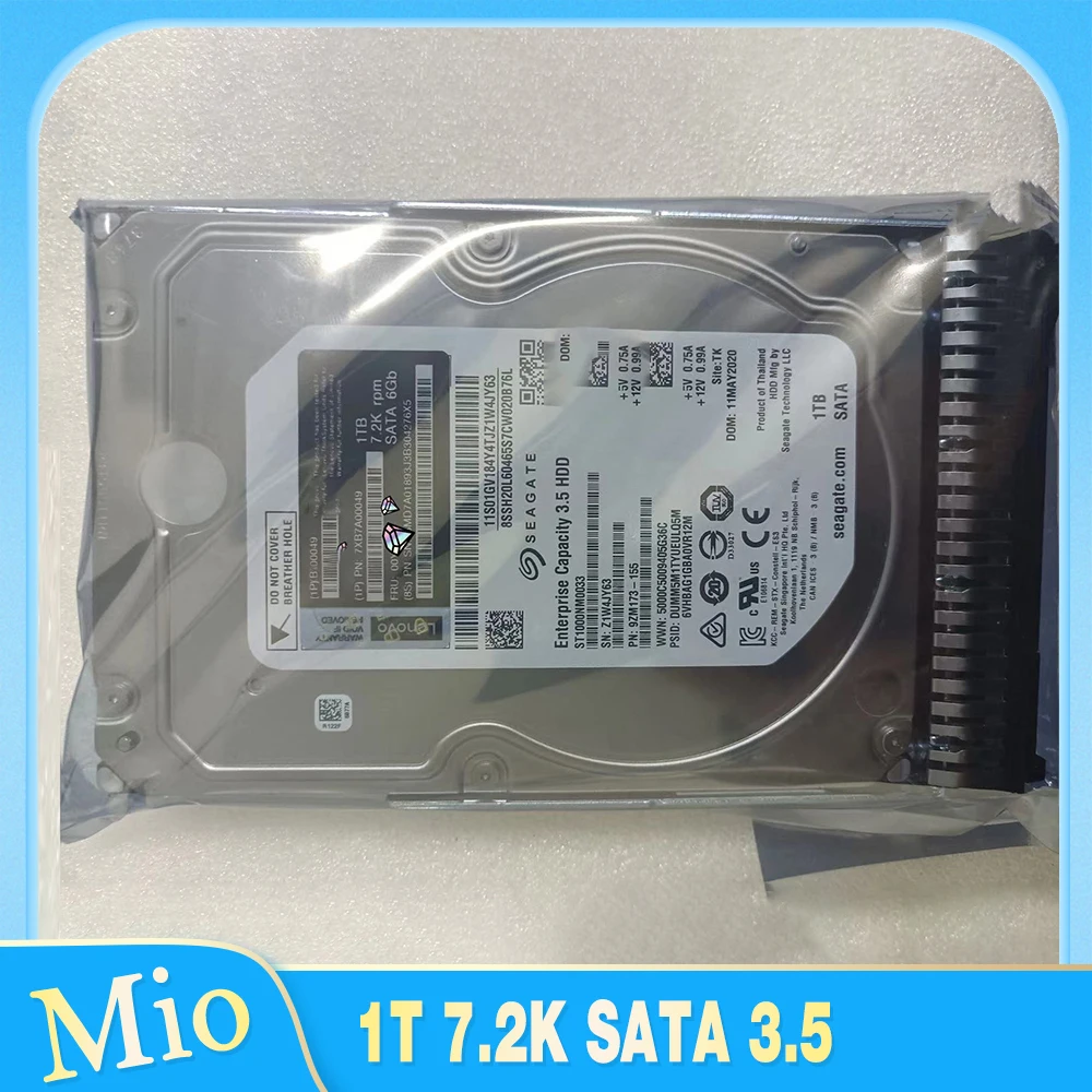 For Lenovo Hard Disk FRU 1T 7.2K SATA 3.5