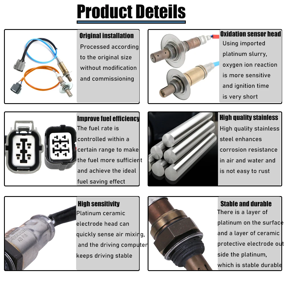 New 22690-AA891 22641-AA480 Up+Downstream Oxygen Sensor For Subaru Impreza Legacy Forester 2.0L 2005-2015 22690AA891 22641AA480