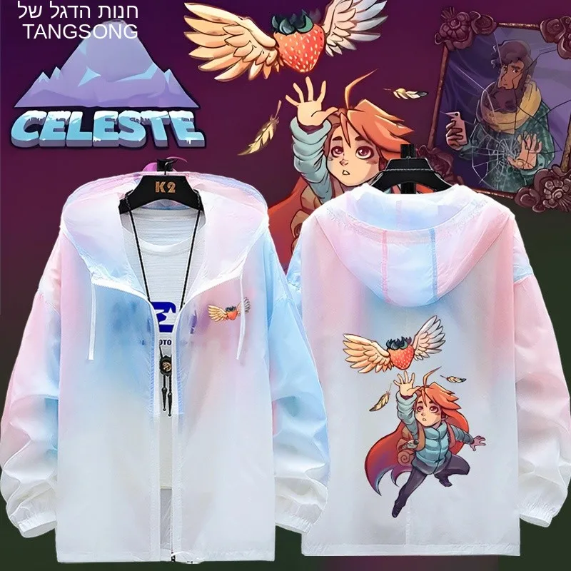 Ropa de Protección Solar Ultrafina para Hombre y Mujer, Color Azul Celeste, Chaqueta Casual con Protección contra el Vapor