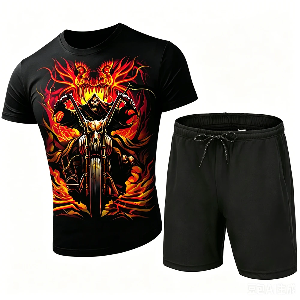 Fashion Summer Men's Sets Funn - огляд і ціна Street Fashion Outfit