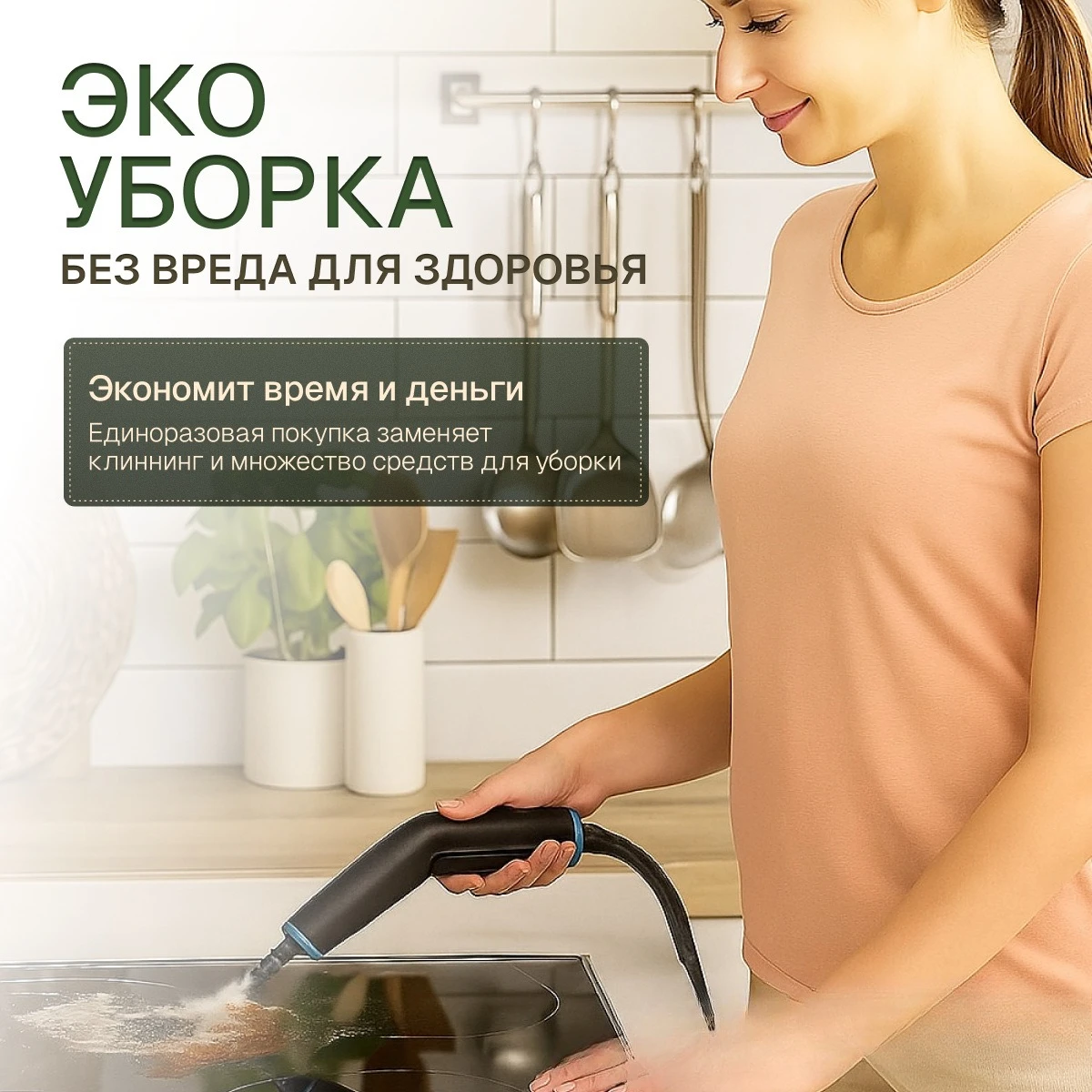 High-Temperature and High-Pressure Steam Cleaning Machine with Large Capacity (3KW)