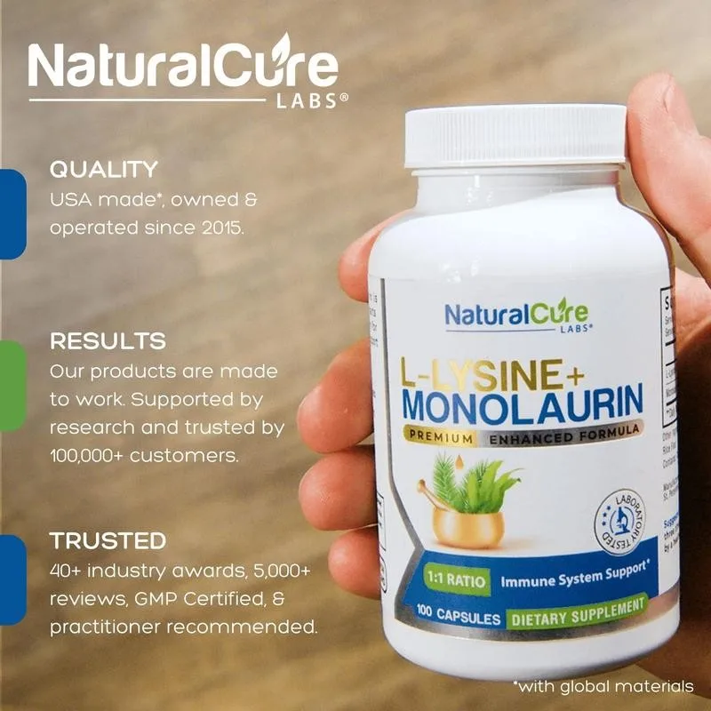 

L-Lysine + капсулы Monolaurin — поддержка иммунитета и пищеварительной системы соотношения 1:1, усиление метаболизма и энергетического производства, поддержка кожи