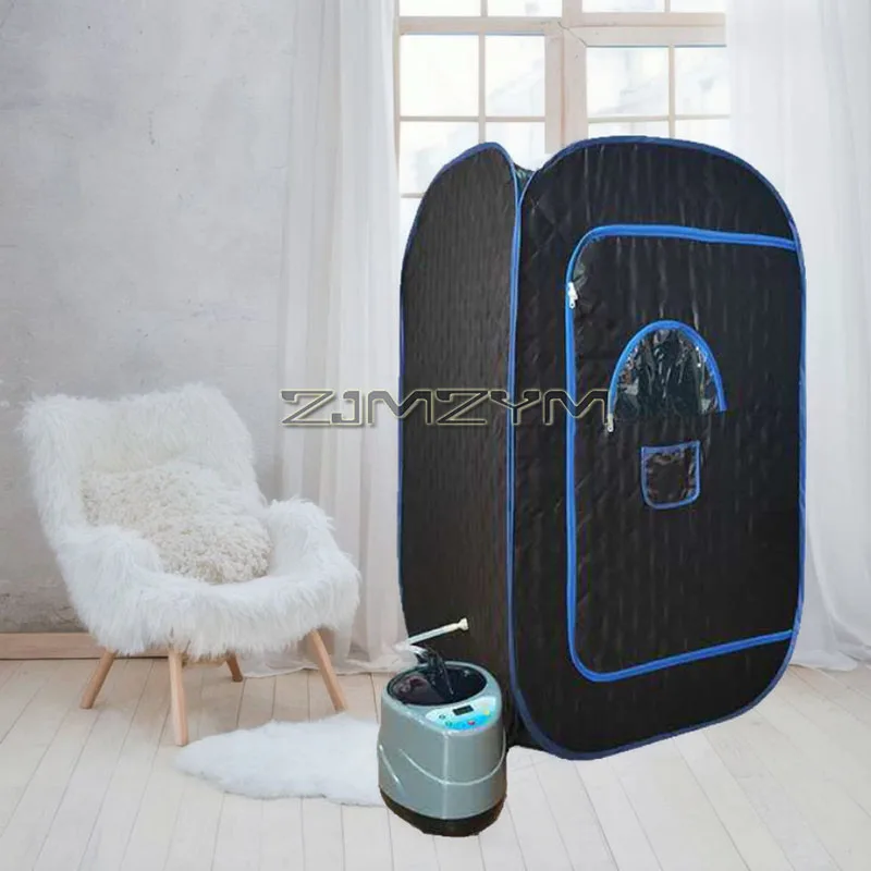 Portable Steam Sauna Full Body Personal Home Spa Foldable Saunas Tent with 2L & 1000W Steam Generator