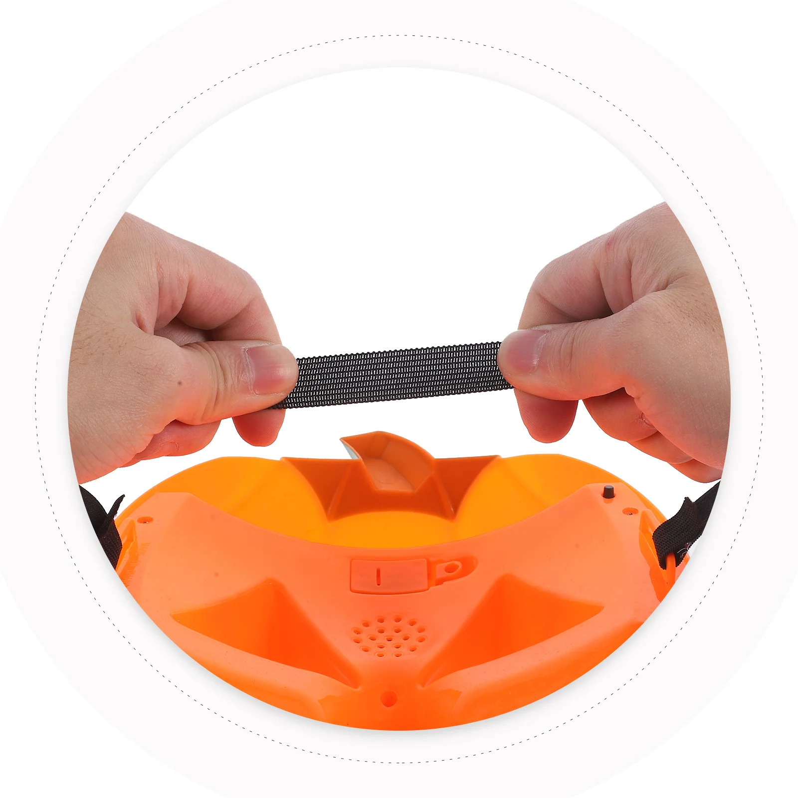 

Glowing Lantern Mask Halloween Party Decor Kids Cosplay Pumpkin Up Dance Event Accessory for Children