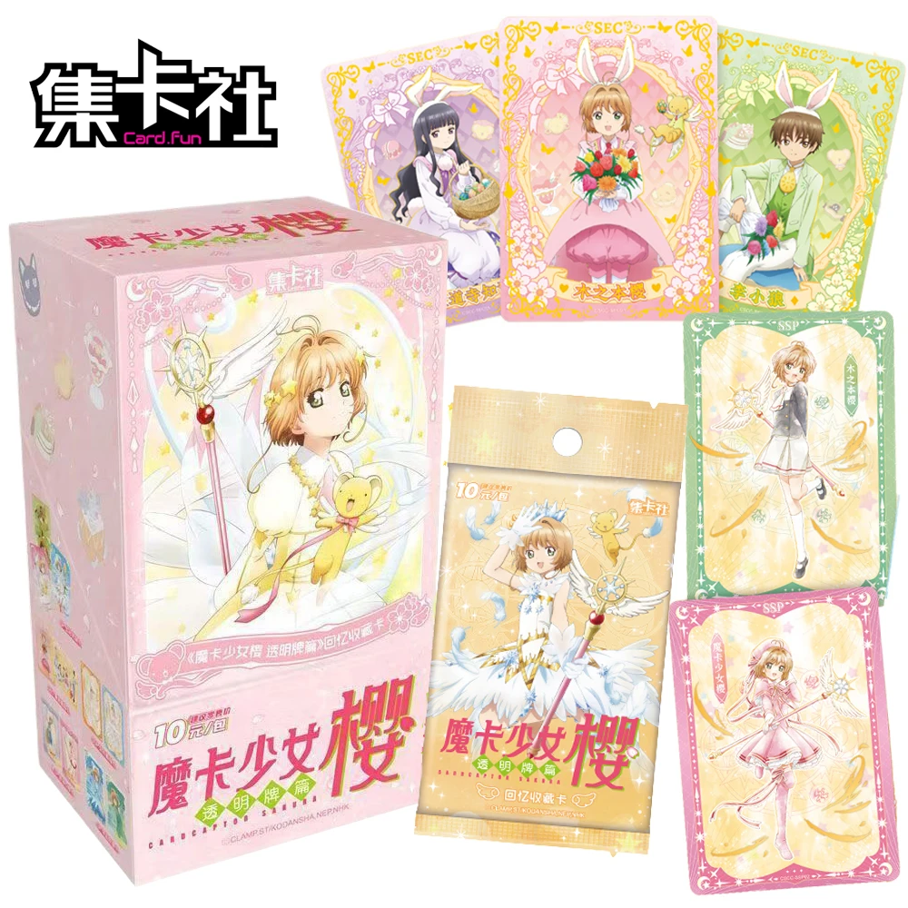 

Cardfun Genuine Cardcaptor Sakura Collection Card Girl Anime LI SYAORAN KINOMOTO SAKURA Character Fairy Tale Pictorial Card Gift