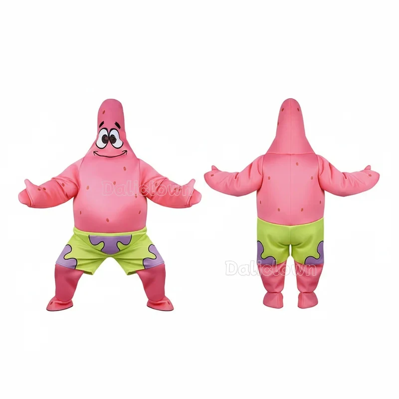 

☎UWAWA Anime Patrick The Star Costume Adult Kids Patrikstar Stage Performance Doll Clothes Carnival Party Fancy Role Play Spong☎