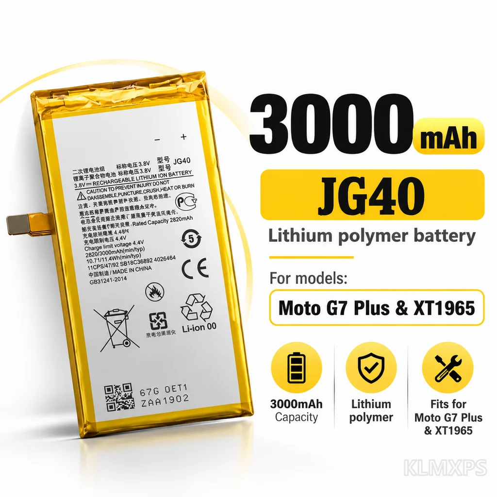 JG40 Replacement Battery for Motorola Moto G7 Plus, Moto G7 Plus Global XT1965 Mobile Phone Repair Part