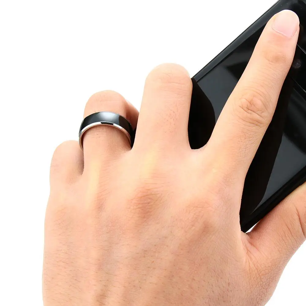 Fashion Android Phone Equipment Multifunctional Intelligent Wearable Connect Smart NFC Finger Ring Waterproof Technology NEW