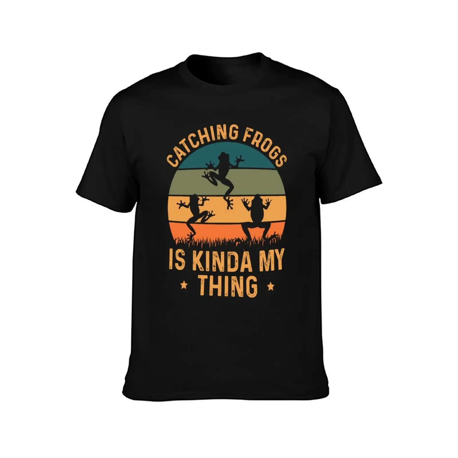 Catching Frogs Is Kinda My Thing For Frog Catcher T-Shirt Large Size Breathable Tee