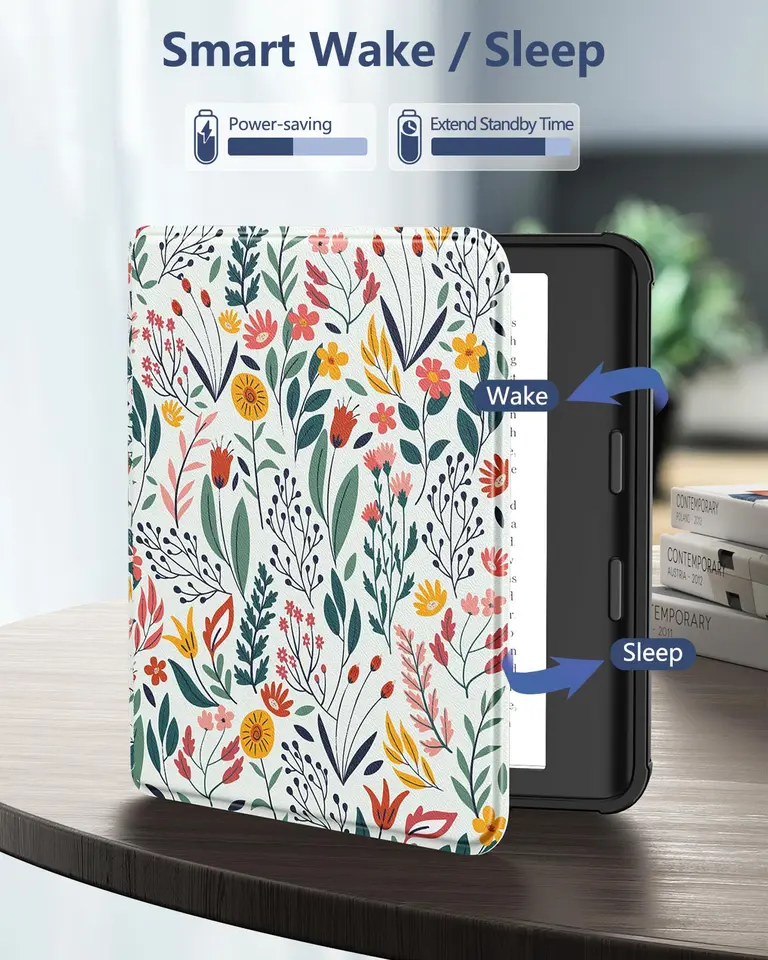 MoKo Custodia per Kobo Libra Colour 7 Pollici 2024, Blue Starry Sky | Ultra Sottile Leggera, con Funzione Auto Wake/Sleep, Custodia Protettiva per Lettore Ebook in TPU Morbido