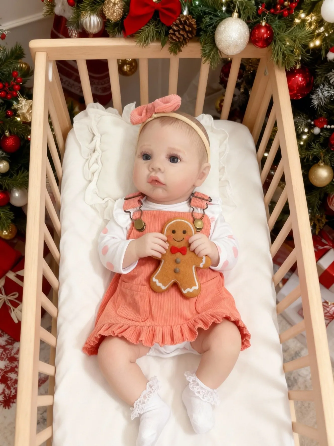 

50 cm Silicone Reborn Baby Girl Doll bebe reborn Soft/Blue Eyes/Newborn Baby for/Christmas Gifts for Girls
