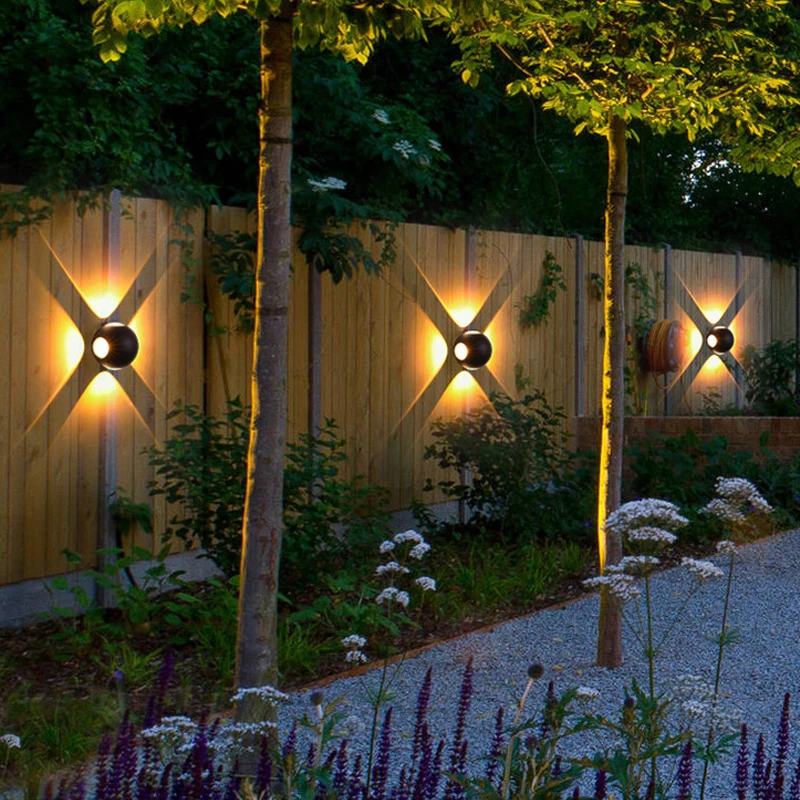 

Modern LED Minimalist Waterproof Wall Lamp Villa Garden Wall Decoration Lamp Outdoor IP65 Courtyard Lamp Corridor Balcony Light