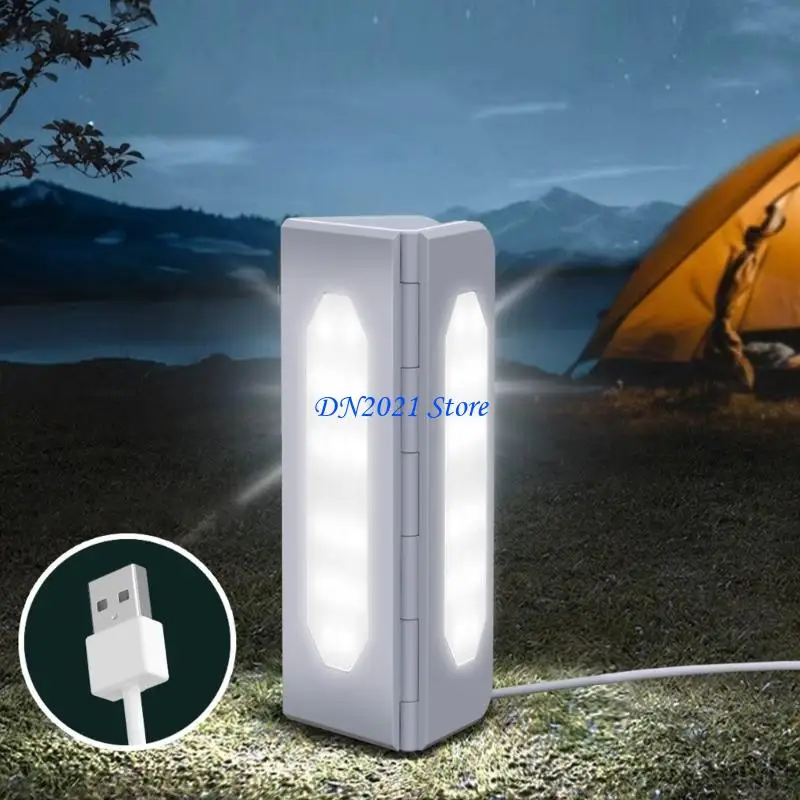 

F3KE Bright 3000LM Three Fold USB LED Desk Lamp With 2M Cable For Study Camping Bedroom Office Lighting