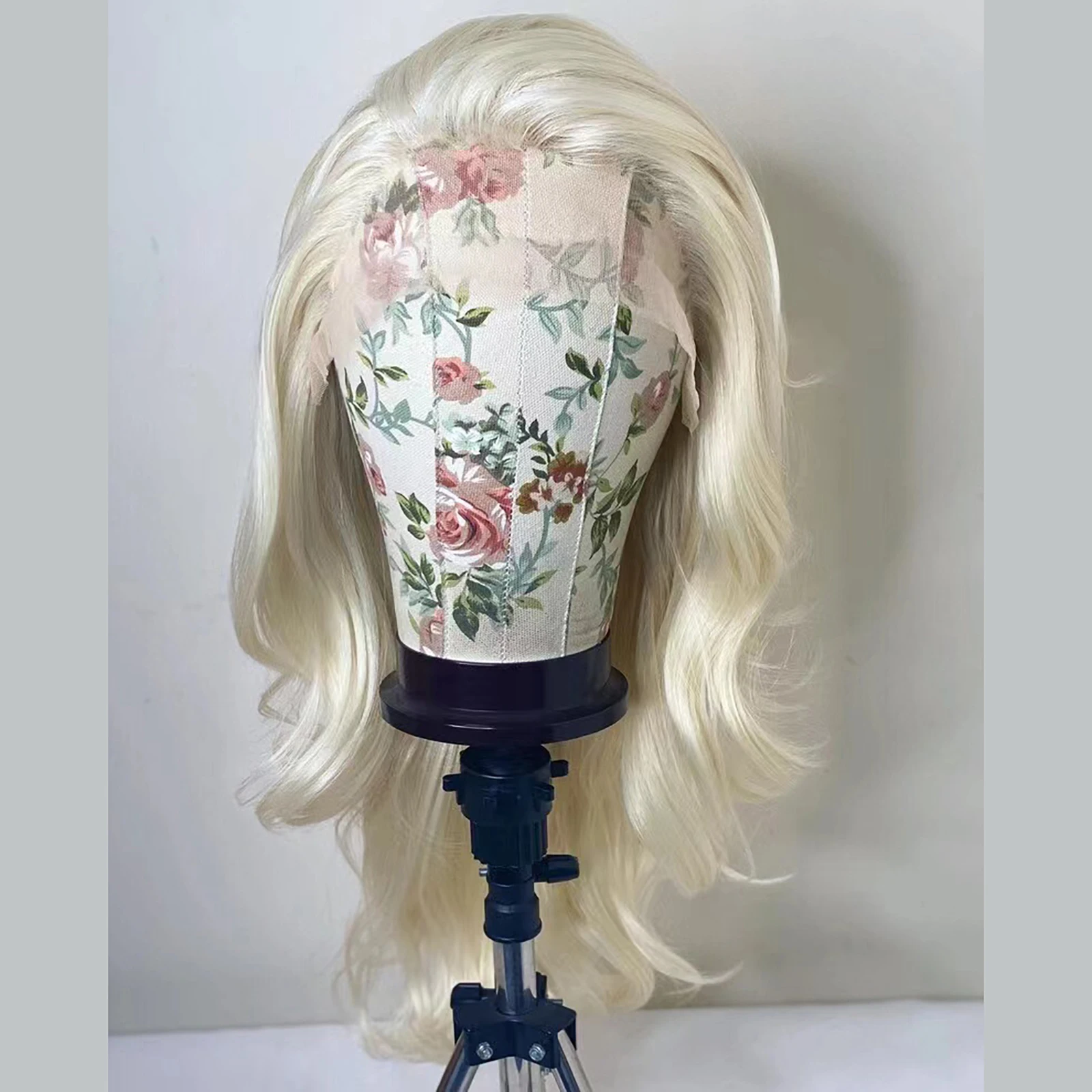 Blonde Wig Long Natural Wavy Synthetic Lace Front Wig Glueless Wigs Ready to Wear White Wig Long Blonde Lace Wigs for Women