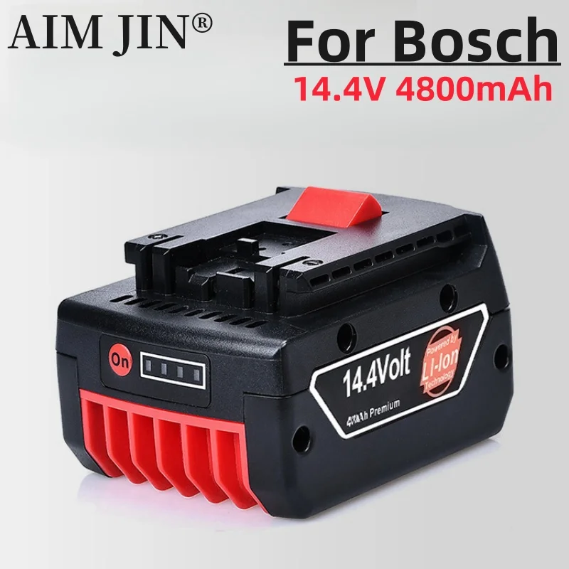 

14,4 В 4800 мАч аккумулятор для электроинструмента Bosch GBA GSR GSB BAT618 BAT609 Сменный аккумулятор