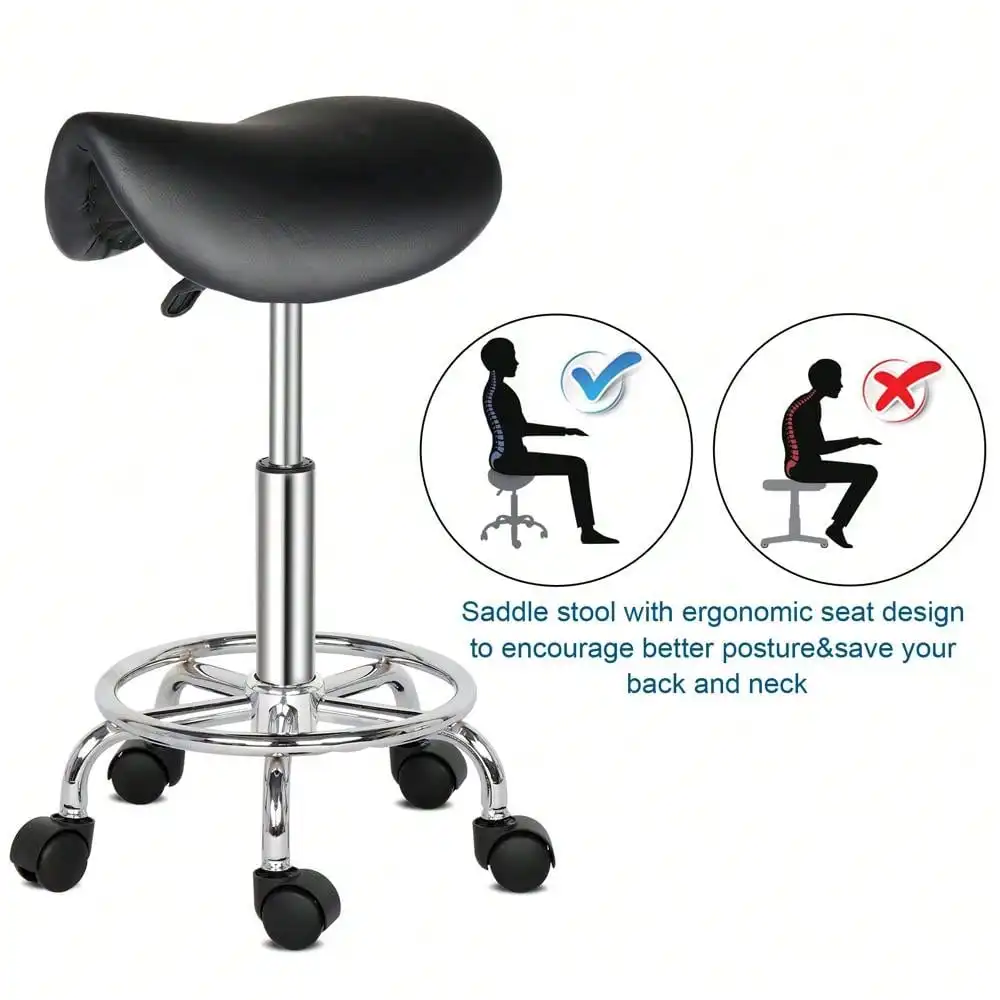 

Saddle Stool Ha Ha Feet Rotation Bar Stool Saddle stool
