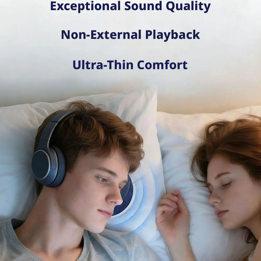 Mini Under Pillow Sleep Speaker Bluetooth Dynamic Sound Wireless Music Player Home Sleep Sound Equipment For Bedside