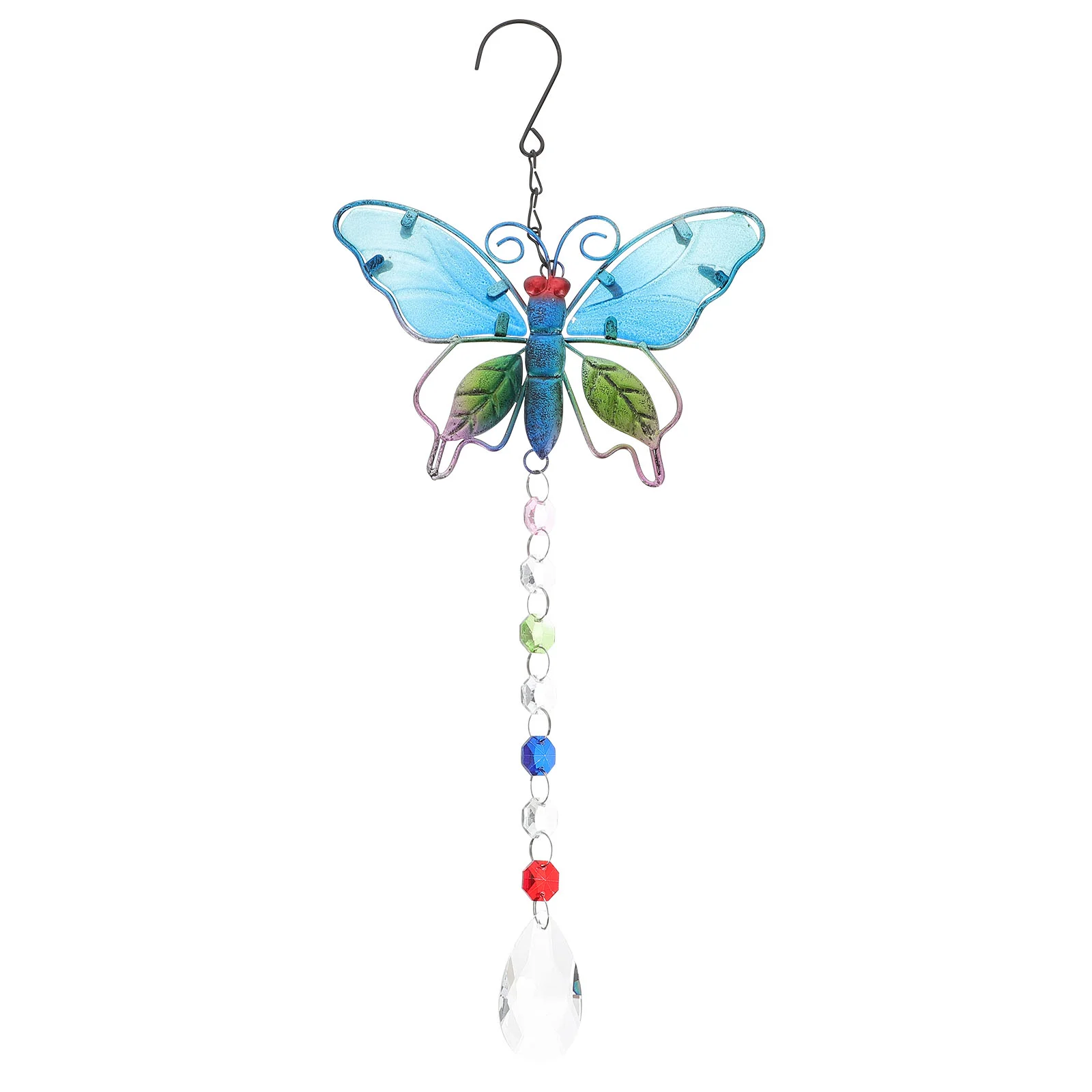 

Decorate Crystal Pendant Hummingbird Ornament Hanging Decoration Blue Adornment