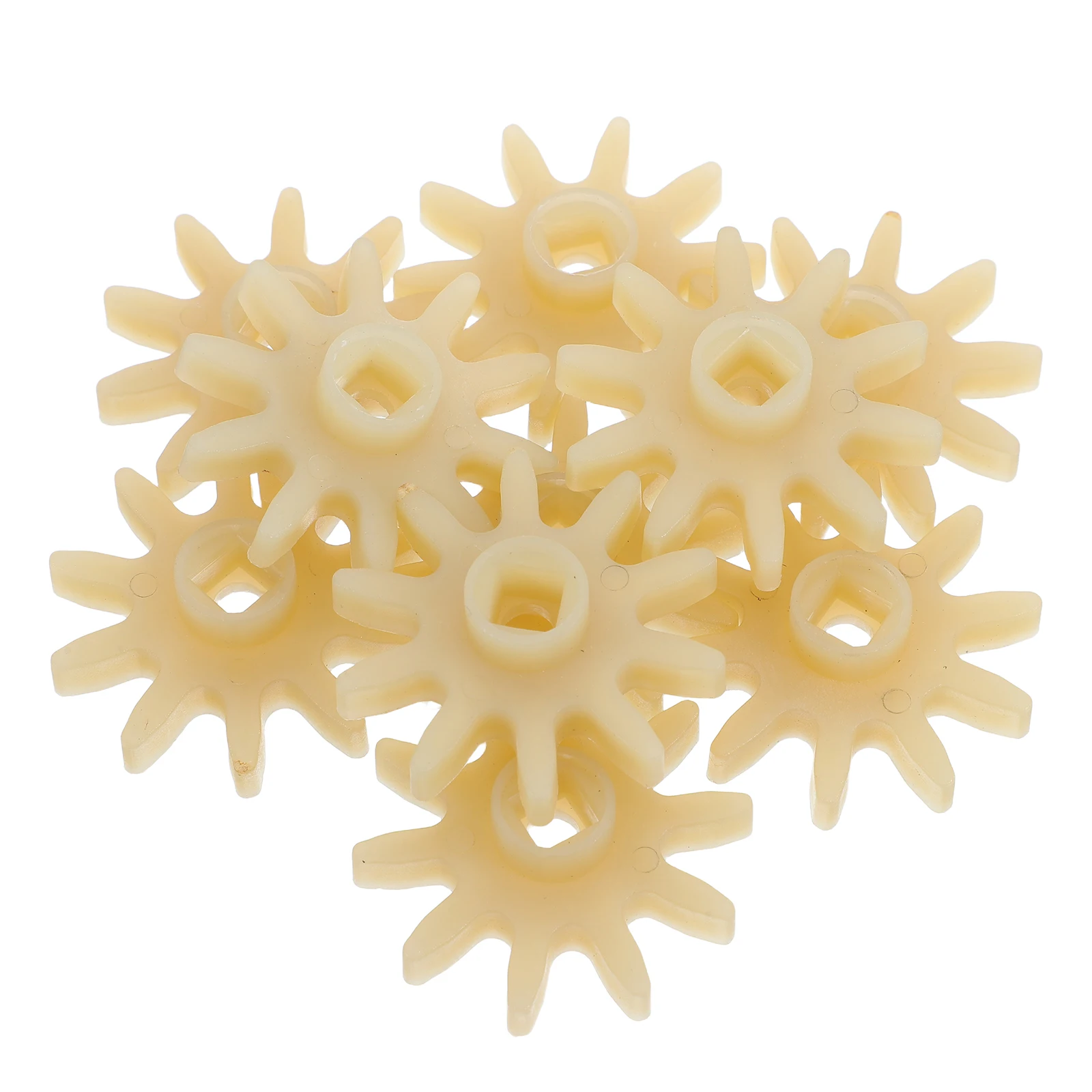 

10 Pcs Candy Machine Gears Dispenser Repair Parts Gum Rotating Bubble Replacement Wheel Plastic Spare