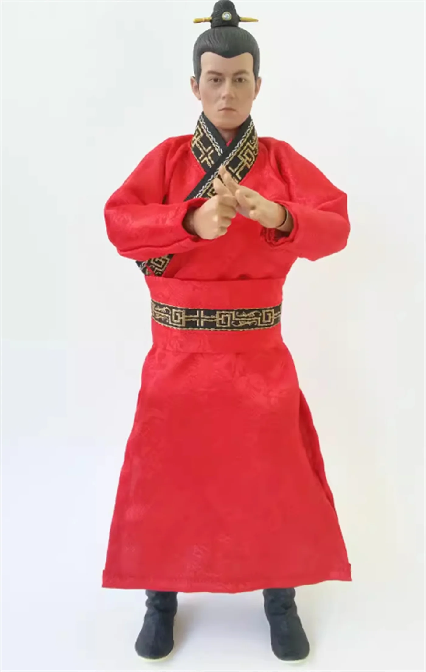 1/6 Chinese Ancient Tradition Robe Dress Man Clothes Suit Shirt pants for 12 inch Figure Clothing Chinese civil servants Model