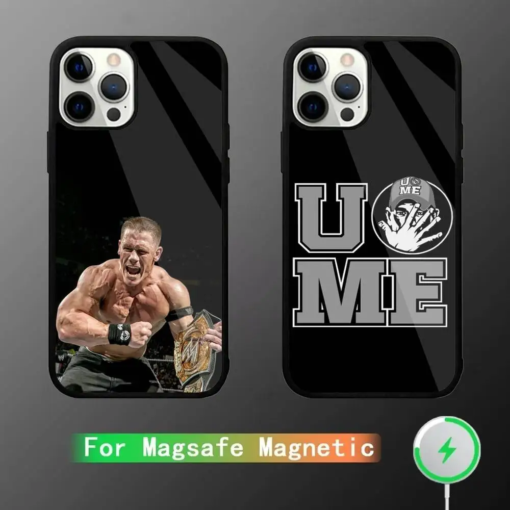 

John WWE C-Cena Phone Case For iPhone 17,16,15,14,13,12,11,Pro,Max,Plus,Mini,SE4,E Magnetic Magsafe Wireless Charging