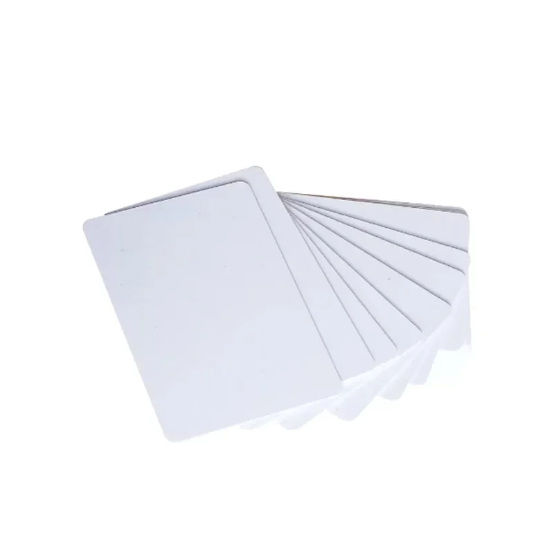 100pcs glossy White Blank inkjet printable PVC Card Waterproof plastic ID Card business card no chip for Epson for Canon printer