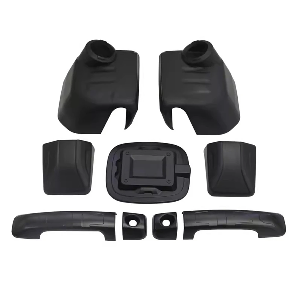 A Kit Handle Taillight Fuel tank CapTurn Signal Rear View Mirror Cover For Toyota Land Cruiser Prado