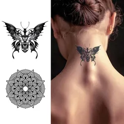 6 pz/set di lunga durata di piccole dimensioni a base di erbe Semi permanente autoadesivo del tatuaggio mano del braccio impermeabile autoadesivo del tatuaggio temporaneo tatuaggio falso