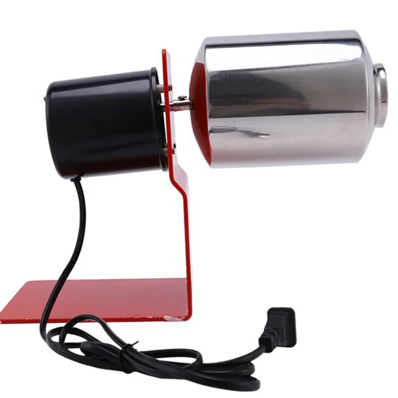 Aço inoxidável máquina de assar feijão café torrador rolo baker 220v ferramentas cozimento fritar amendoim grão nozes secador