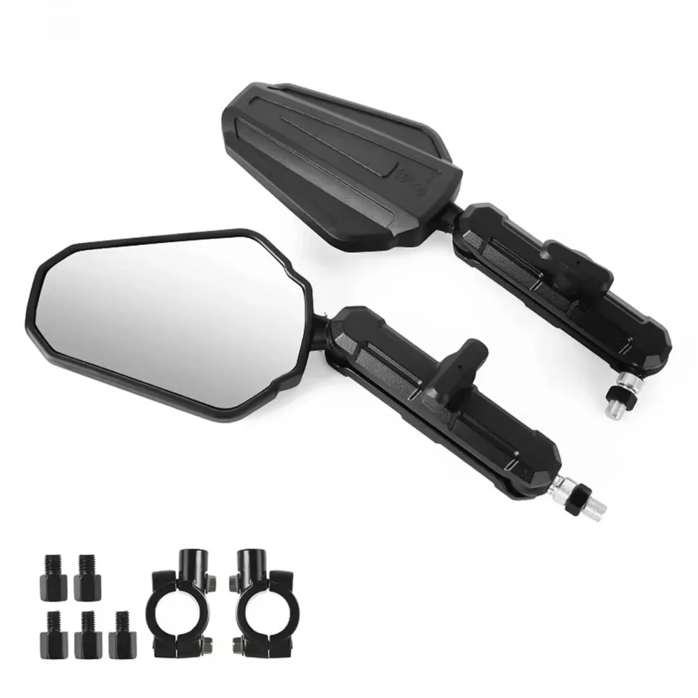 Durable Material Motorcycle Mirror Adjustable Multi-Angle Wide View Motorcycle Rearview Mirror for ADV Motorcycles
