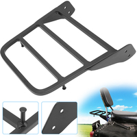 Steel Motorcycle Sissy Bar Backrest Rear Luggage Rack Black For Yamaha V-Star 400 650 1100 Dragstar 400 650 XVS 1100