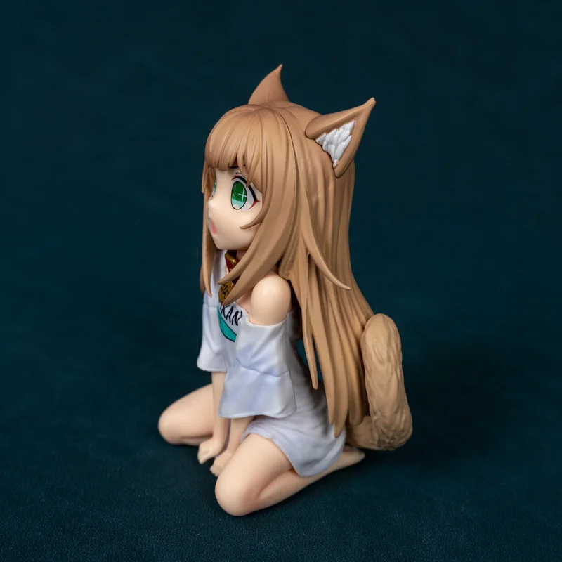 12cm My Cat Is A Lovely Girl Sitting Position Anime Figure Model Statue Boys Collection Model Desktop Decoration Ornament Toys