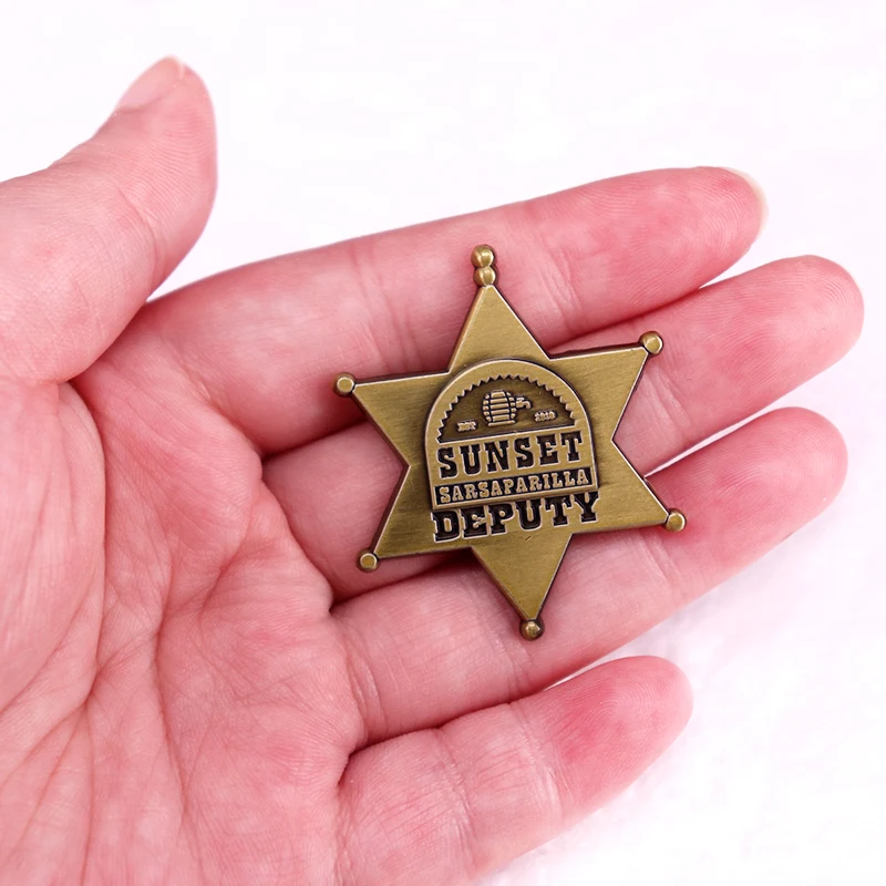 بروش المينا لعبة خمر ، شارة نجمة سداسية