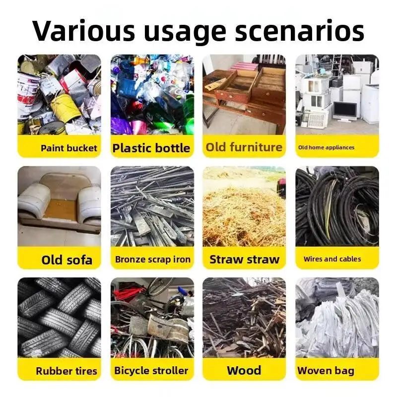 

Plastics, Medicinal Herbs, Wood, Oil Drums, Electronic Hard Drives, KT Boards, Portable Crusher Small Shredder For Documents,