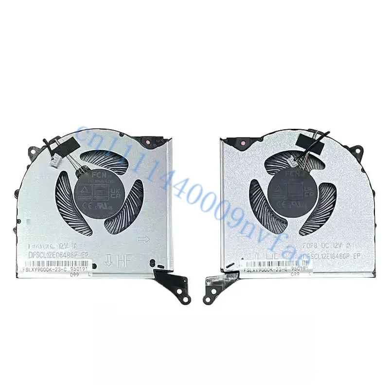 New Original Laptop Cooling CPU+GPU Fan for Lenovo Legion Y/R9000K 2022/23/24 Legion Pro 7 16IRX8H 82WQ Fan DC12V 0.2