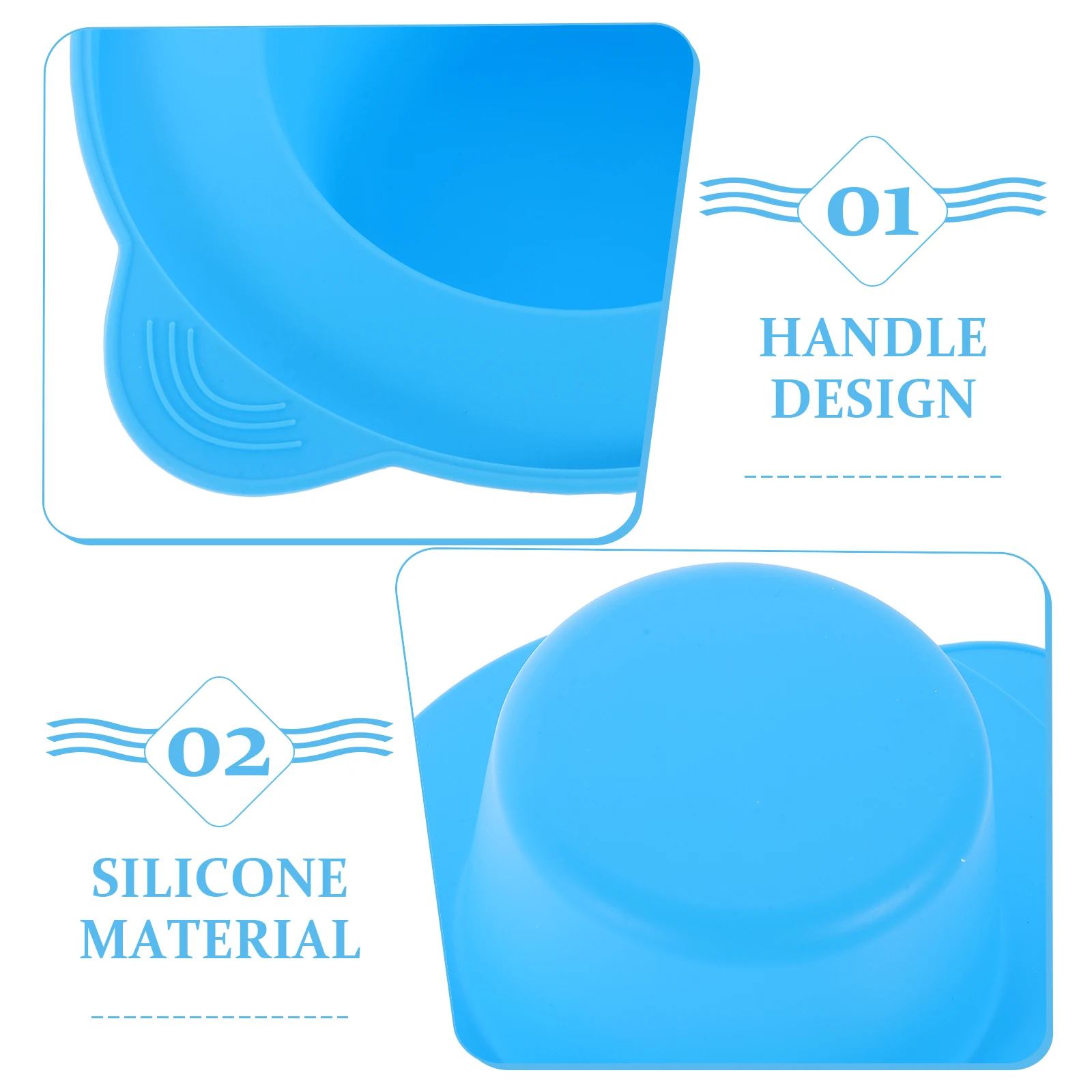 

400ml Blue Silicone Liner Wax Large Capacity Hot Machine Bowl Hair Removal Salon Home Use Wax Warmer Heater