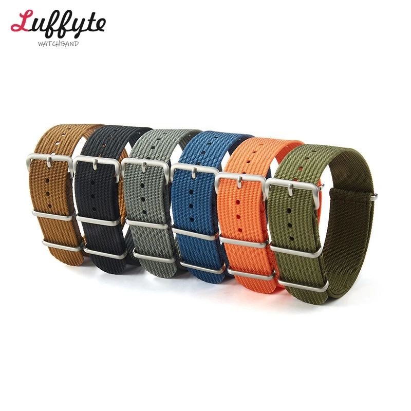 ナイロンウォッチストラップ,18mm,20mm,22mm,ミリタリーブレスレット用,交換用アクセサリー