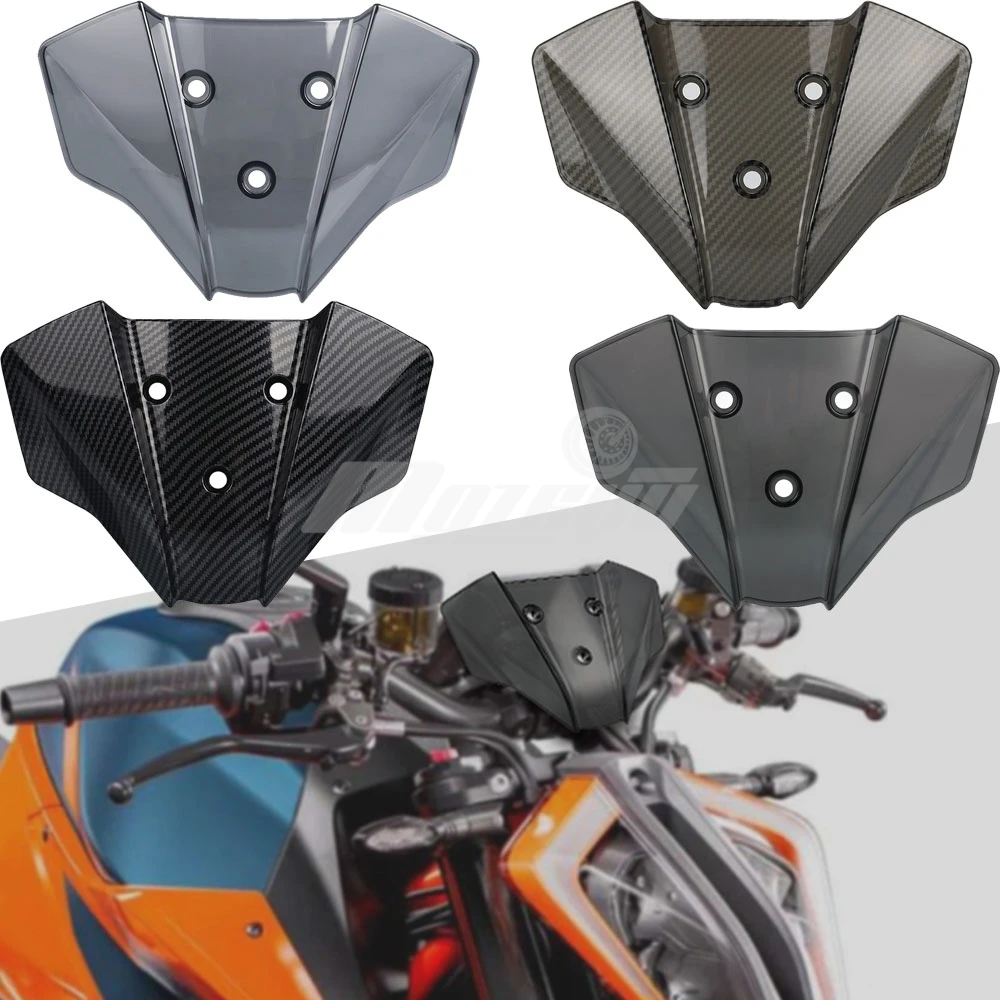 

FOR DUKE 125 250 390 Duke DUKE125 DUKE250 DUKE390 2024 2025 Motorcycle Windshield Wind Deflector Windscreen Fairing Guard Cover