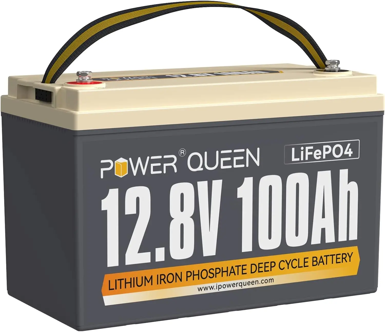 12V 100Ah LiFePO4 Battery Group 31 Lithium Deep Cycles Battery, Built-in 100A BMS, Up to 15000 Deep Cycles, Perfect for