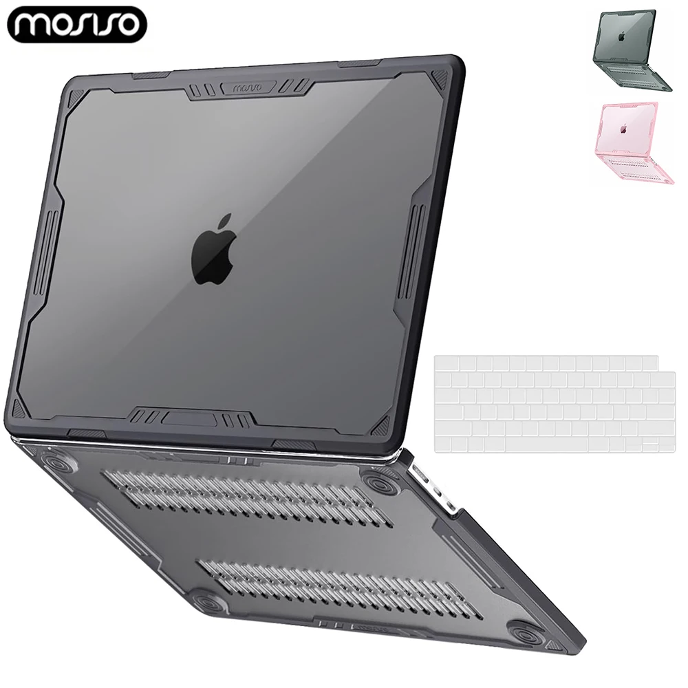 Laptop Case for Macbook Air 13 Case M5 A3449 M4 A3240 M3 A3113 M2 A2681 2026 2025 2024 2022 Heavy Duty Hard Shell with TPU Bumpe
