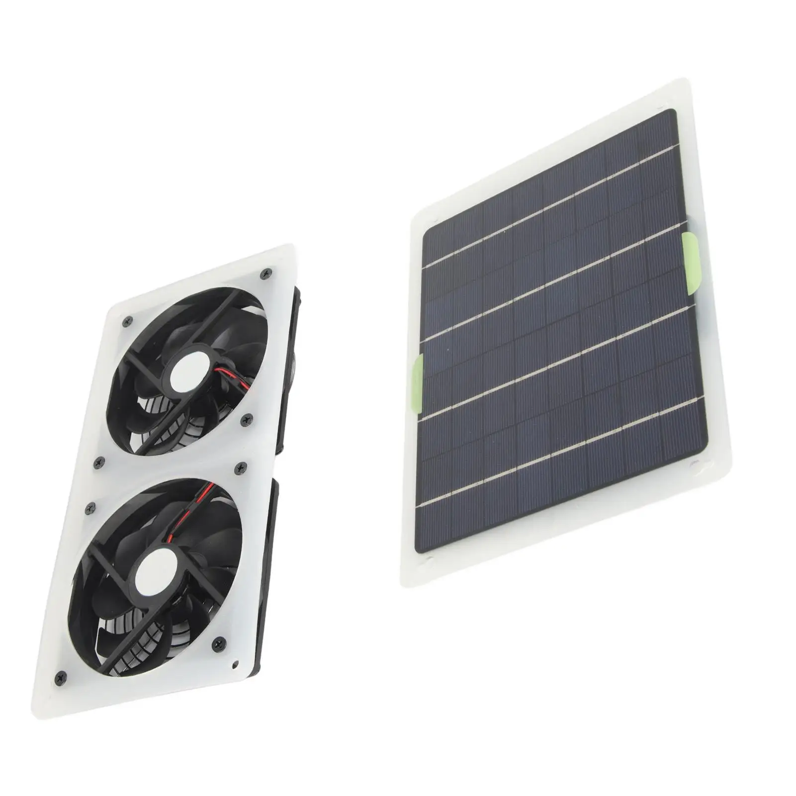 100W Portable Solar Fan Kit for Greenhouses – Waterproof, Temperature Reduction Solution for home & Outdoor Use