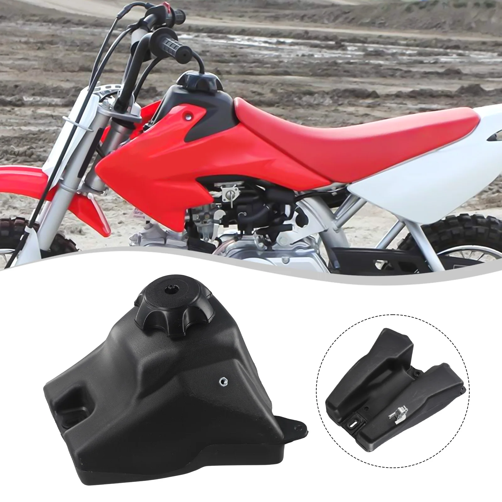 Black Fuel Tank Replacement Fuel Tank For Motorcycle ABS Tank For Honda High-strength Material Motorcycle Accessory ABS Material