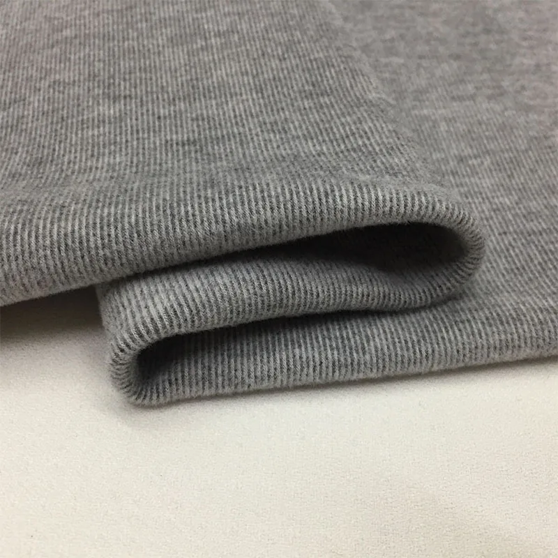 

Чистый цвет в тонкую полоску, двухсторонняя австралийская трикотажная ткань Fce, высококачественная облегающая одежда, материал «сделай сам» для осени...