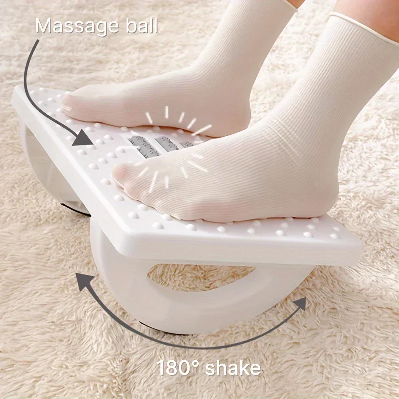 

1Pc Foot Stool, Under Table Massage Foot Pedal, Relieve Fatigue and Massage Tired Feet, Suitable for Office or Desk