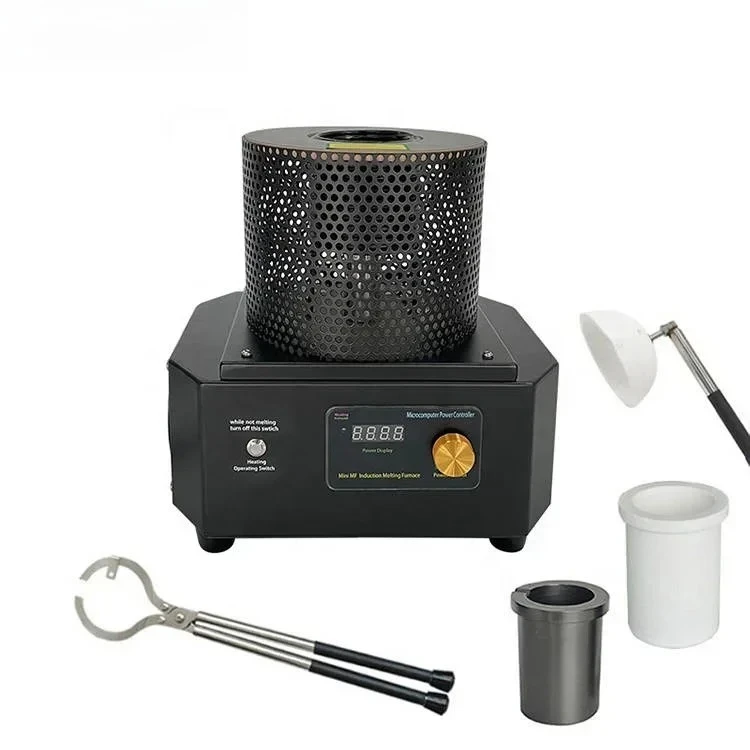 1KG 220V 1600 Degrees Jewelry Portable Furnace Supplier For Melting Machine Gold Silver Copper Smelting Industrial Furnace