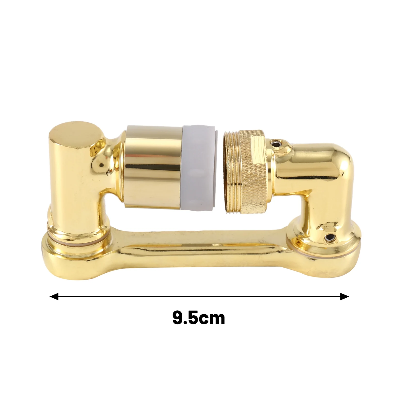 ABBY-1 PCS 1080° Universal Rotation Faucet Sprayer Head Dual Effluent Washbasin Kitchen Robot Arm Extension Faucets