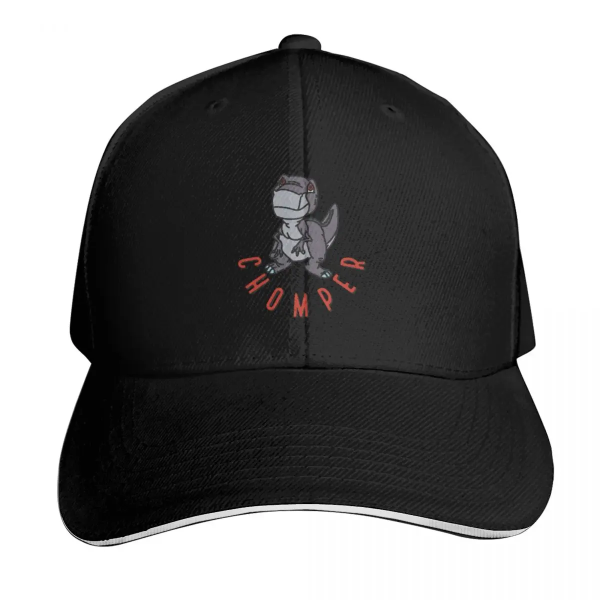 Chomper Land Before Time Baseball Cap Snapback Flat Bill Strapback Dad Hat Six Panel Structured Crown