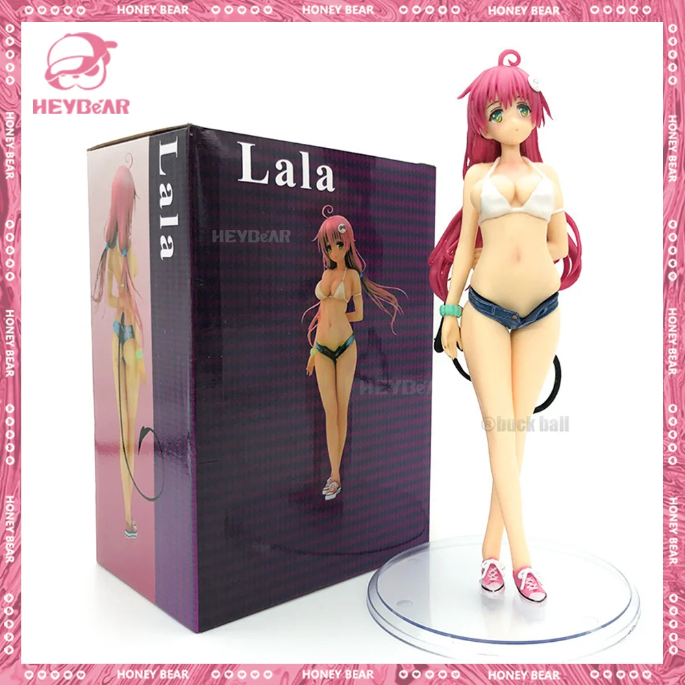 22cm Alter To Love Ru Figure Lala Satalin Anime Figure Golden Darkness Sexy Red Tail Swimsuit Girl Desk Decoration Birthday Gift